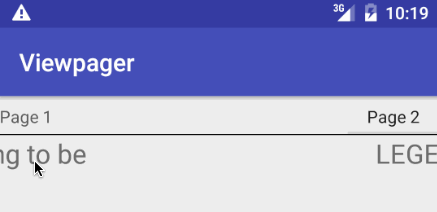 PagerTabStrip rendering