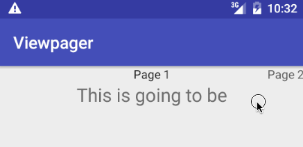 PagerTitleStrip rendering